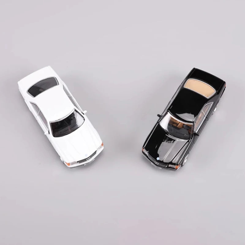 Diecast DCT 1:64 Scale 500 SEC Alloy Car Model Static Decoration Collectibles Gift Toys