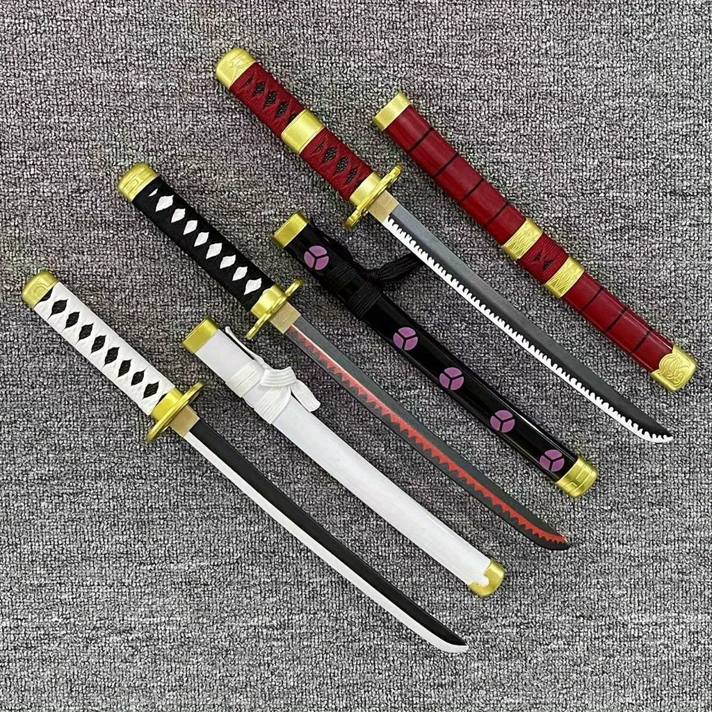 18inch Roronoa Zoro Katana Anime Cosplay Prop Ninja Knife Real Size Japanese Katana Wooden Zoro Sword Original Samurai Sabre Toy