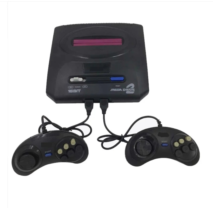 Retro 16Bit Game Console for Sega Mega Drive 2 Old Fashioned MD Game Console(Include 5 Different Kind of Games)