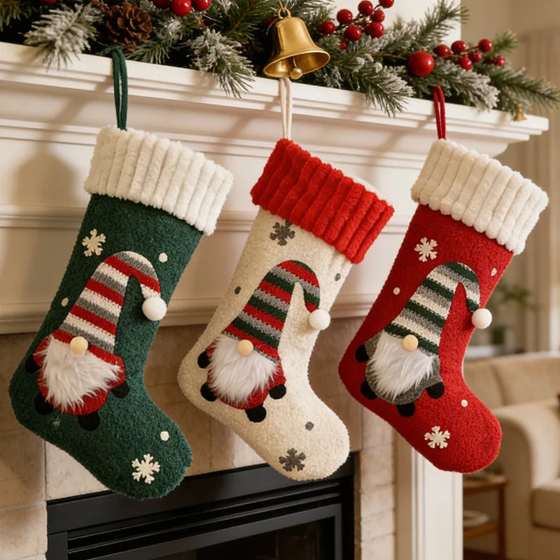 Soft Plush Christmas Stocking