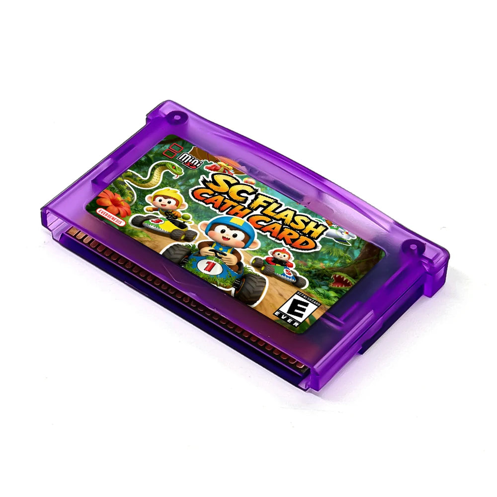 5000 in 1 Retro Games Cartridge New SCFW V2.0 GBA Flash Card with 8G TF Card RTC Flash for GBA/GBA SP/NDS Handheld Game Console