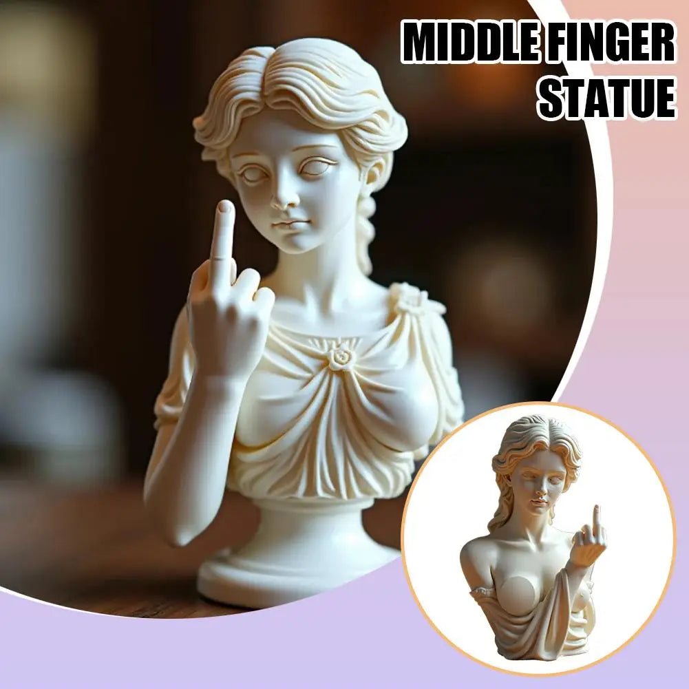 Statue de la déesse de Vienne, drôle, en résine 3D, ornements artisanaux, design unique, symbole culturel, décoration de bureau et de maison 2025