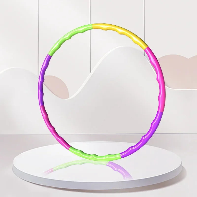 Hula Hoop Sport Removable Colorful Kids Hula Hoop Equipment Portable Plastic Fitness Sports Equipment Best Gift for Kids