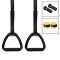 2M Fitness Gymnastic Rings Pull Up Handle Rings With Adjustable Strap For Adult Pull Up Ring Workout Equipment Strength Training