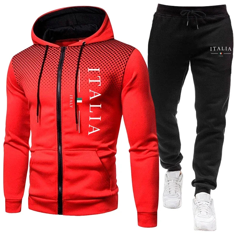 Urban Zip-Up Fleece Tracksuit side