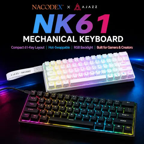 AJAZZ NK61 60% Mechanical RGB Gaming Keyboard
