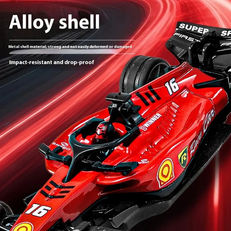 2025 New RC car August  Product 1:64 Mini Alloy Car Model, Adjustable Lighting Formula Racing, Children's Remote Control Car