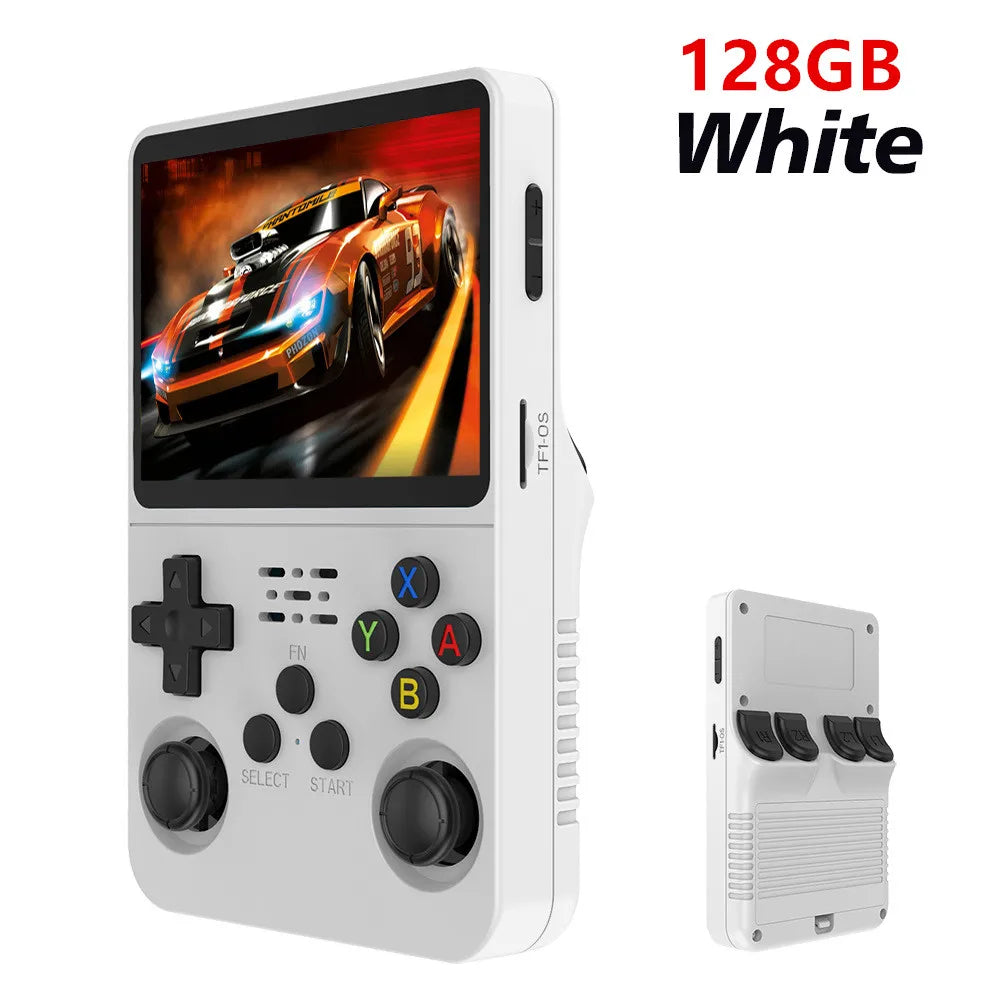 Retro R36S Handheld Video Game Console 3.5 Inch IPS Screen 128GB Games Portable Pocket Player Linux System
