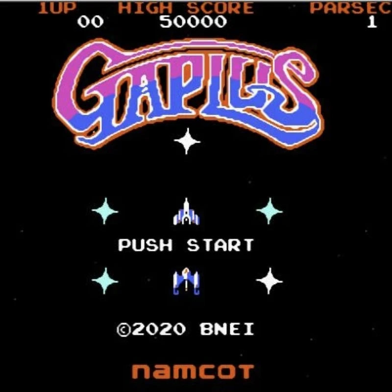 Gaplus 60 Pins Retro Game Cartridge for FC Console 8 Bit Video Game Card