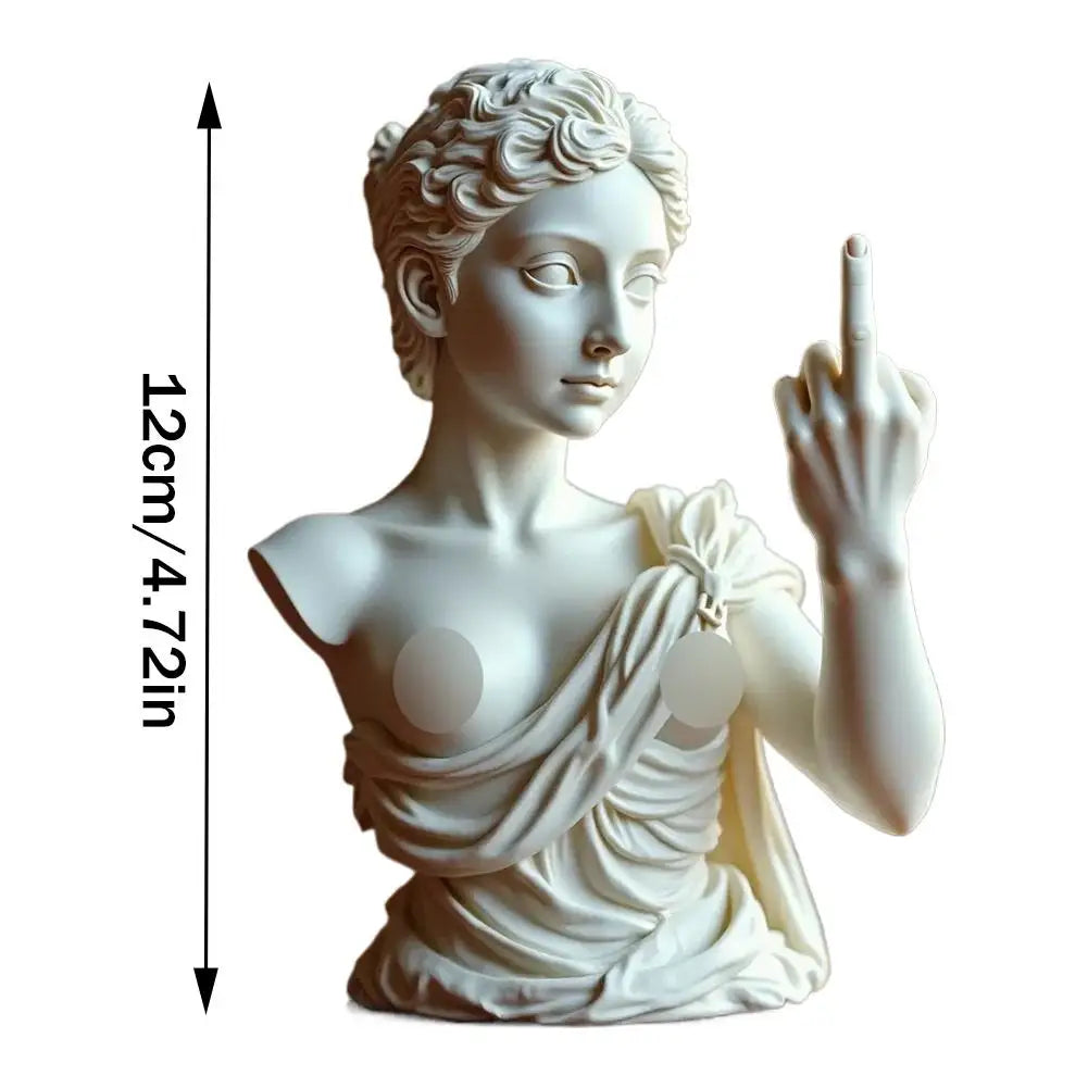 Statue de la déesse de Vienne, drôle, en résine 3D, ornements artisanaux, design unique, symbole culturel, décoration de bureau et de maison 2025