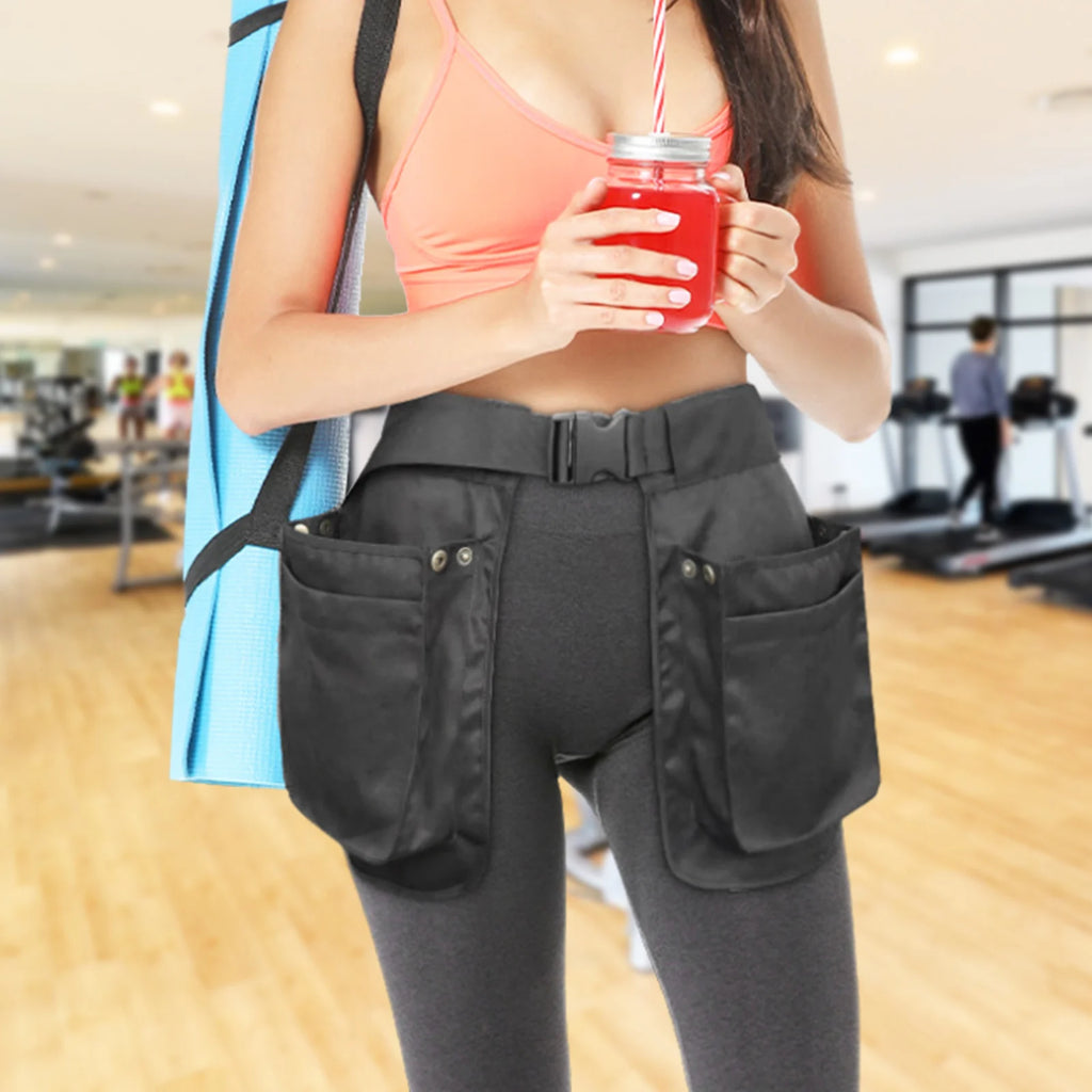 Outdoor Waist Pack Bag Pack for Men&Women Hip Bum Bag with Adjustable Strap for Outdoors Workout Traveling Casual Running Hiking