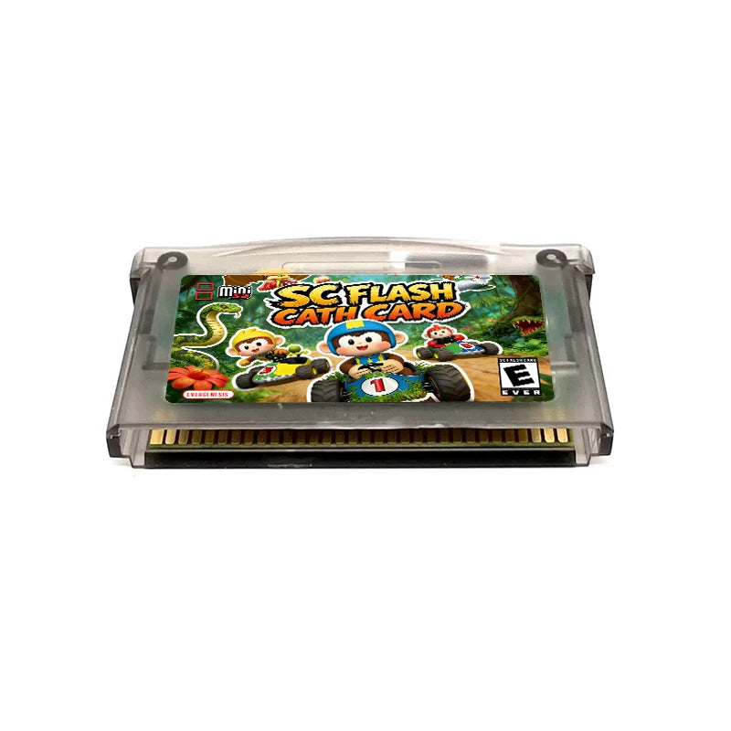 5000 in 1 Retro Games Cartridge New SCFW V2.0 GBA Flash Card with 8G TF Card RTC Flash for GBA/GBA SP/NDS Handheld Game Console