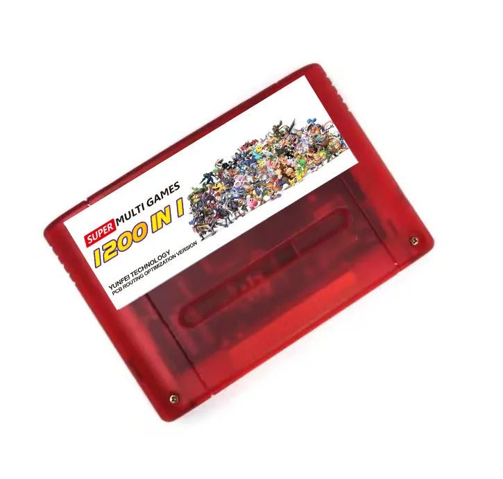 Super DIY Retro 1200 in 1 Pro VEDIO Game Cartridge For 16 Bit Game Console Card China Version