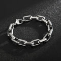 Mens Thick Cuban Chain Bracelet Stainless Steel Hop Punk Industrial Hand Vintage Trendy Jewelry