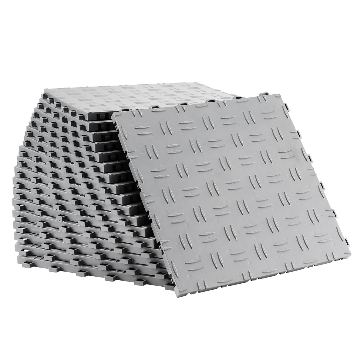 Interlocking Non-Slip Garage Floor Tiles