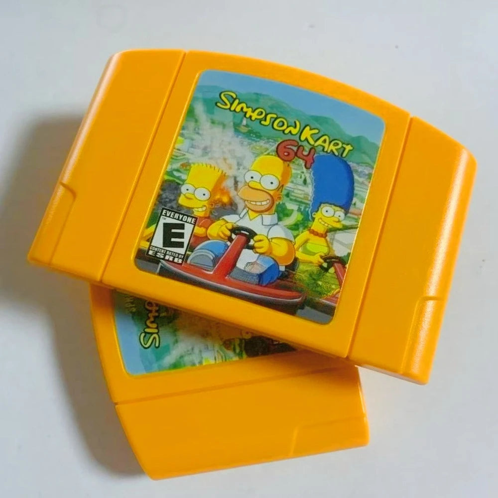 N64 game cartridge, compatible with 64-bit NTSC American consoles,Go- Kart 64, English game cartridge