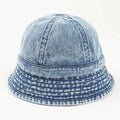 Washed Denim Bucket Hat Women Fisherman's Hat Bucket Hat Unisex Bob Caps Hip Hop Gorros Men Panama Windproof Bucket Hat Outdoor