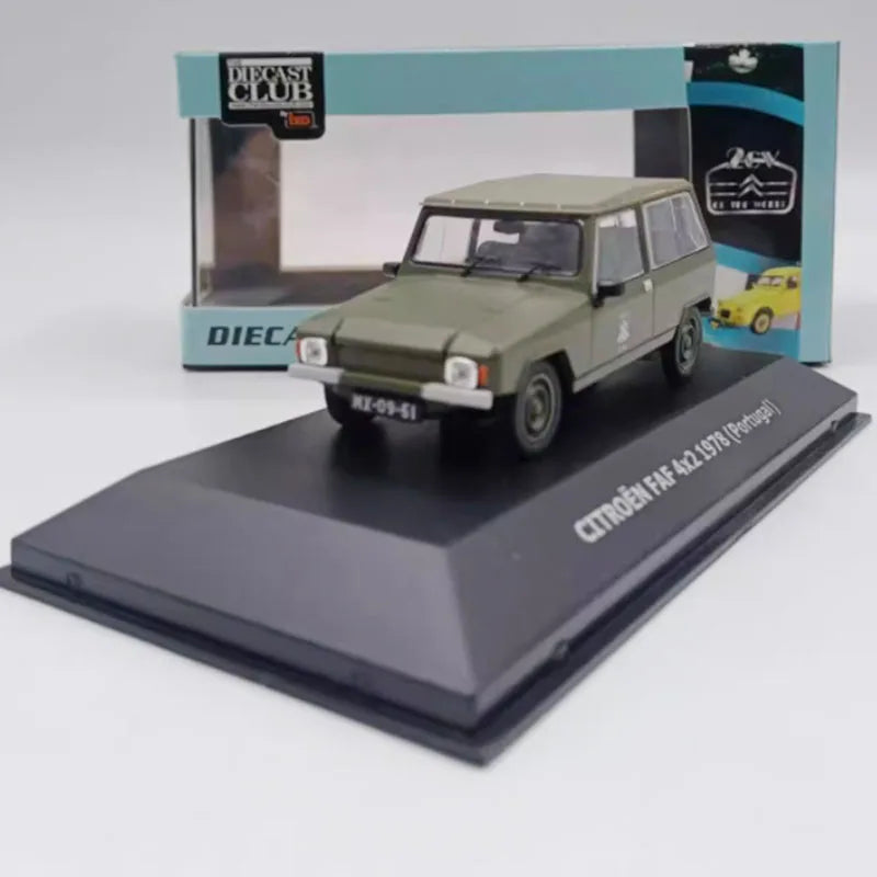 Diecast 1:43 Scale Citroen Classic Car Alloy Simulation Car Model Static Collection Decorated Holiday Gifts Toys Souvenir Gift