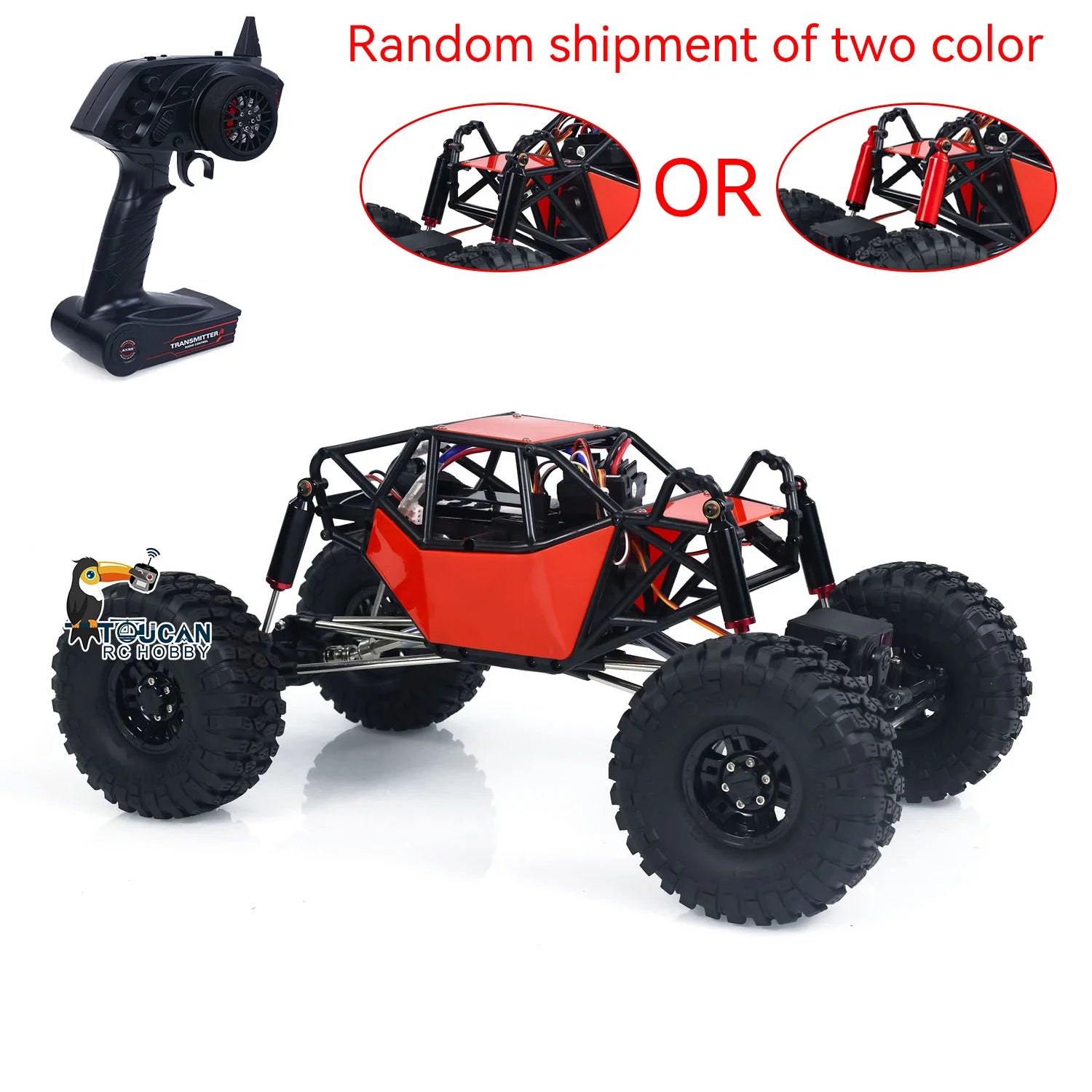 1/10 Scale RTR RC Off Road Cars 4x4 Radio Control Car Ready to Run RC Rock Crawler Electric Painted Finished Truck for Gift Toys