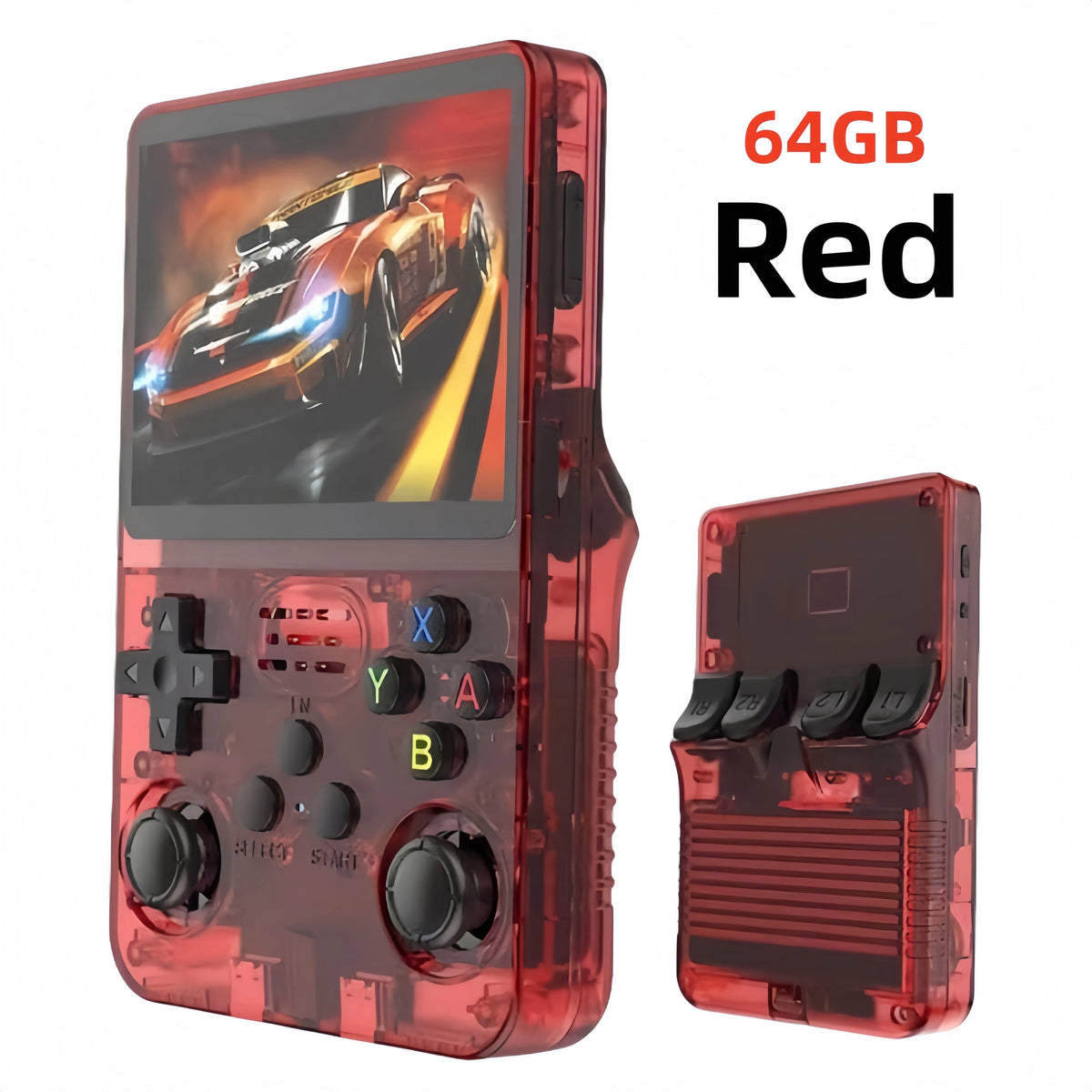 Retro R36S Handheld Video Game Console 3.5 Inch IPS Screen 128GB Games Portable Pocket Player Linux System