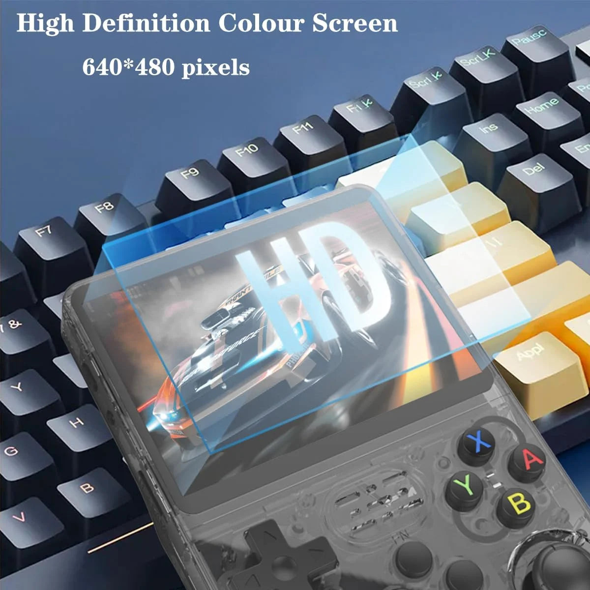 Retro R36S Handheld Video Game Console 3.5 Inch IPS Screen 128GB Games Portable Pocket Player Linux System