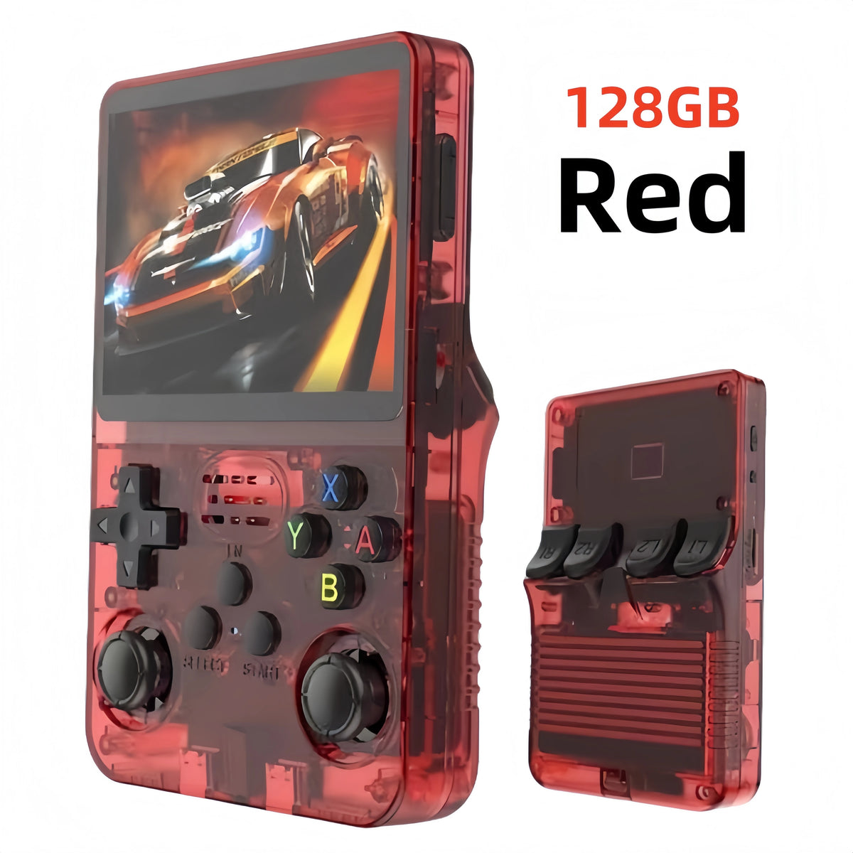 Retro R36S Handheld Video Game Console 3.5 Inch IPS Screen 128GB Games Portable Pocket Player Linux System