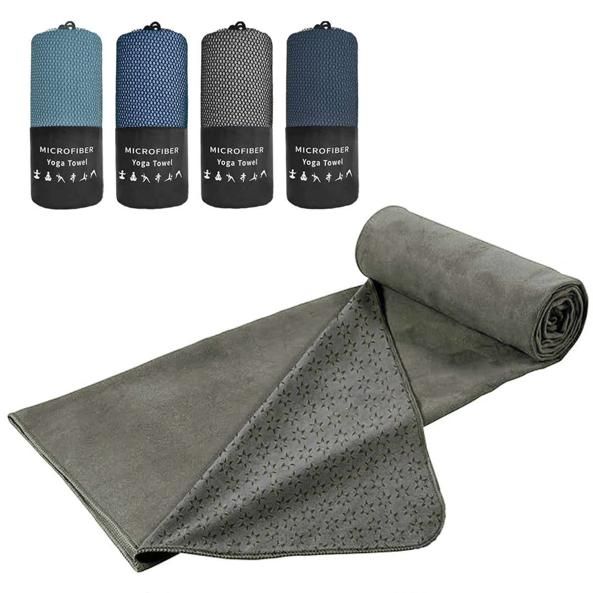Mutao No-Slip Hot Yoga Towel with Bag