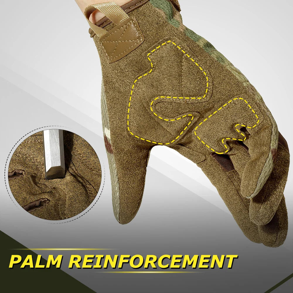 CP camo tactical shooting gloves