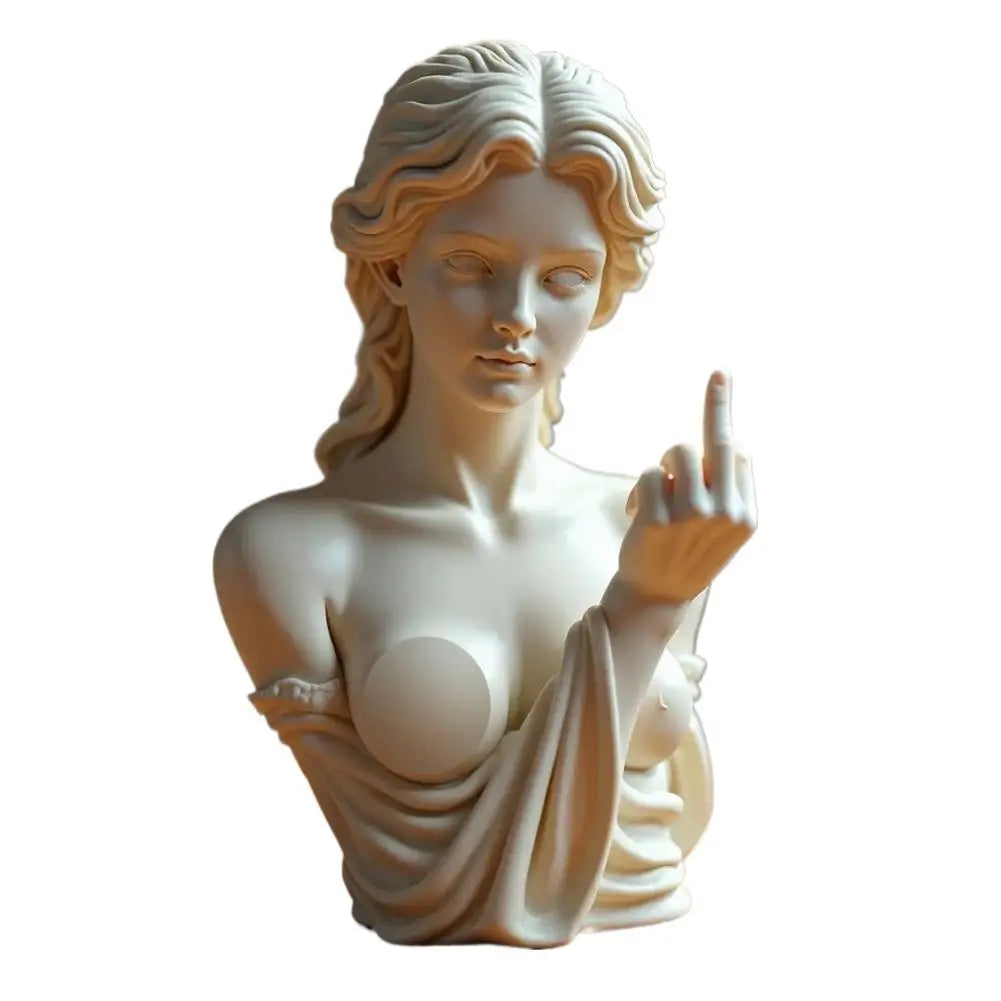 Statue de la déesse de Vienne, drôle, en résine 3D, ornements artisanaux, design unique, symbole culturel, décoration de bureau et de maison 2025
