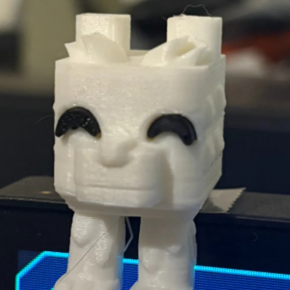 Cute Creeper Dog Computer Monitor Pendant Topper 3D Printed Game Peripheral Desk Ornament Notebook Laptop Hanging Decoration