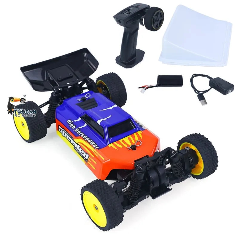 RTR 1/24 Electric Remote Control Off Road Car 2401A 35KM/H High Speed RC Vehicle Model CVD Drive Shafts Metal Chassis Battery