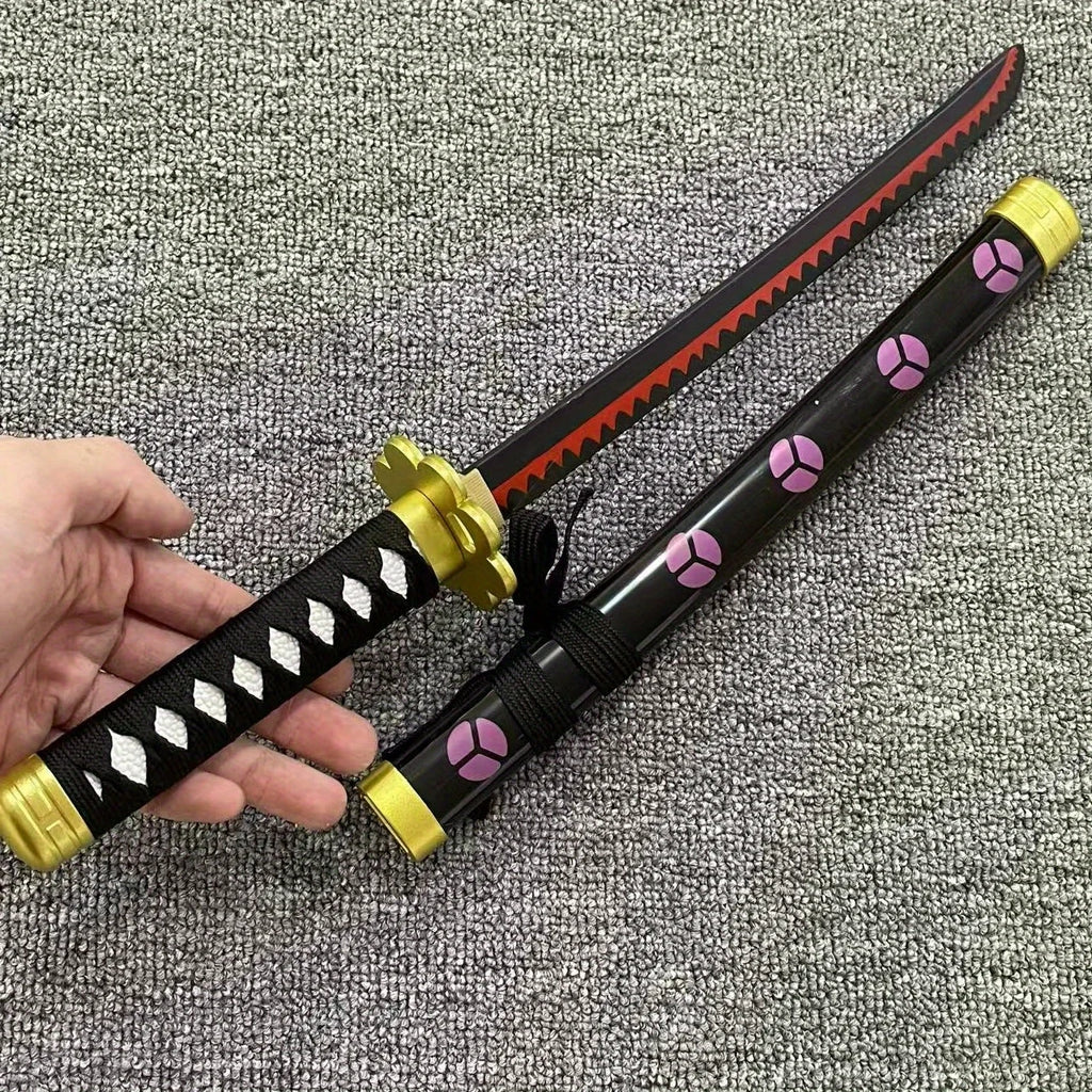 18inch Roronoa Zoro Katana Anime Cosplay Prop Ninja Knife Real Size Japanese Katana Wooden Zoro Sword Original Samurai Sabre Toy