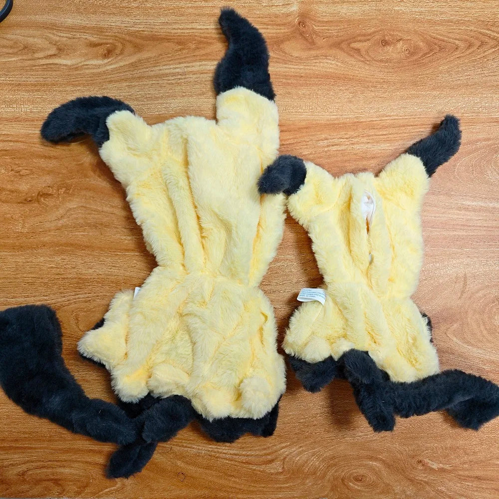 Pokemon 30-80cm Mimikyu Holster Plush Toys Not Stuffed Plush Skins Pikachu Plushie Dolls Semi-finished Leather Case Kids Gifts