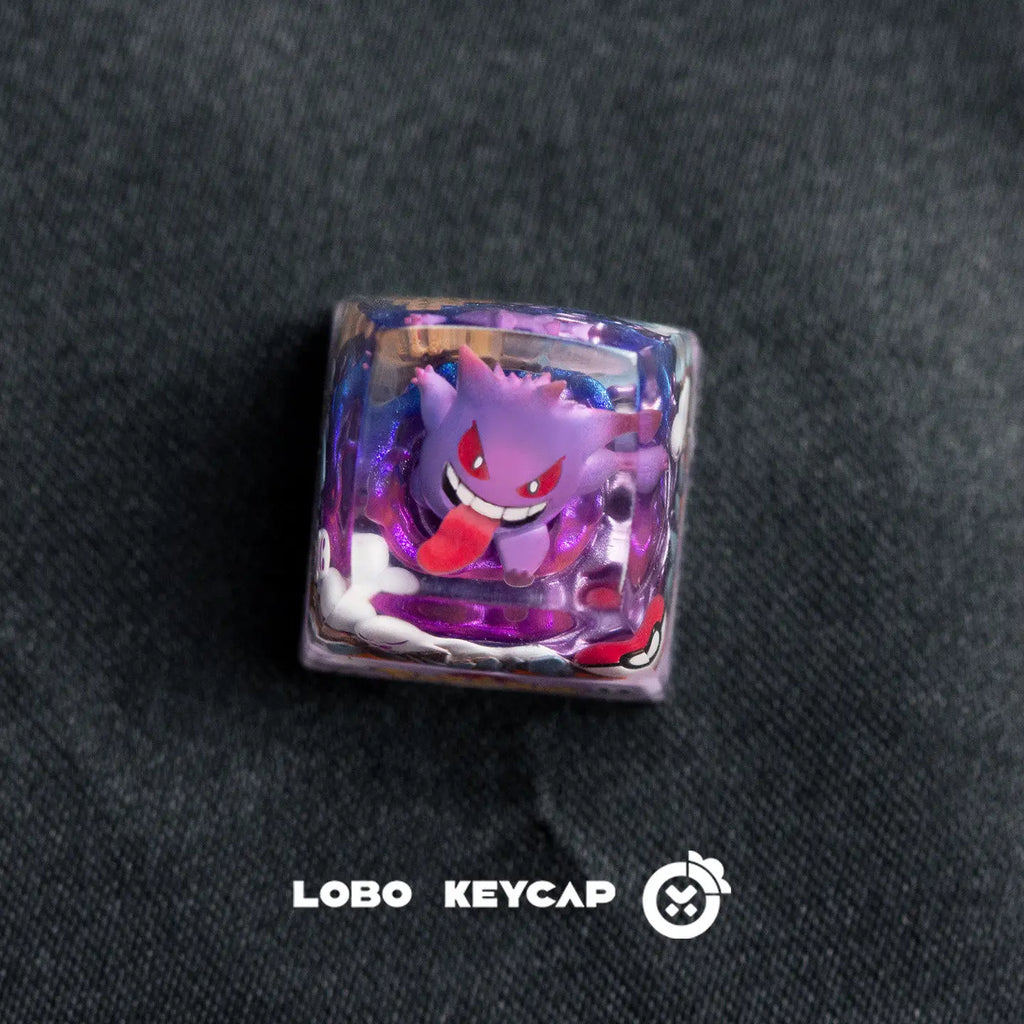 Pokemon Pikachu Transparent Esc Keycap Keyboard Accessories Anime Cute Resin Shrink Drip Glue handmade Keycaps Anime Fans Gift