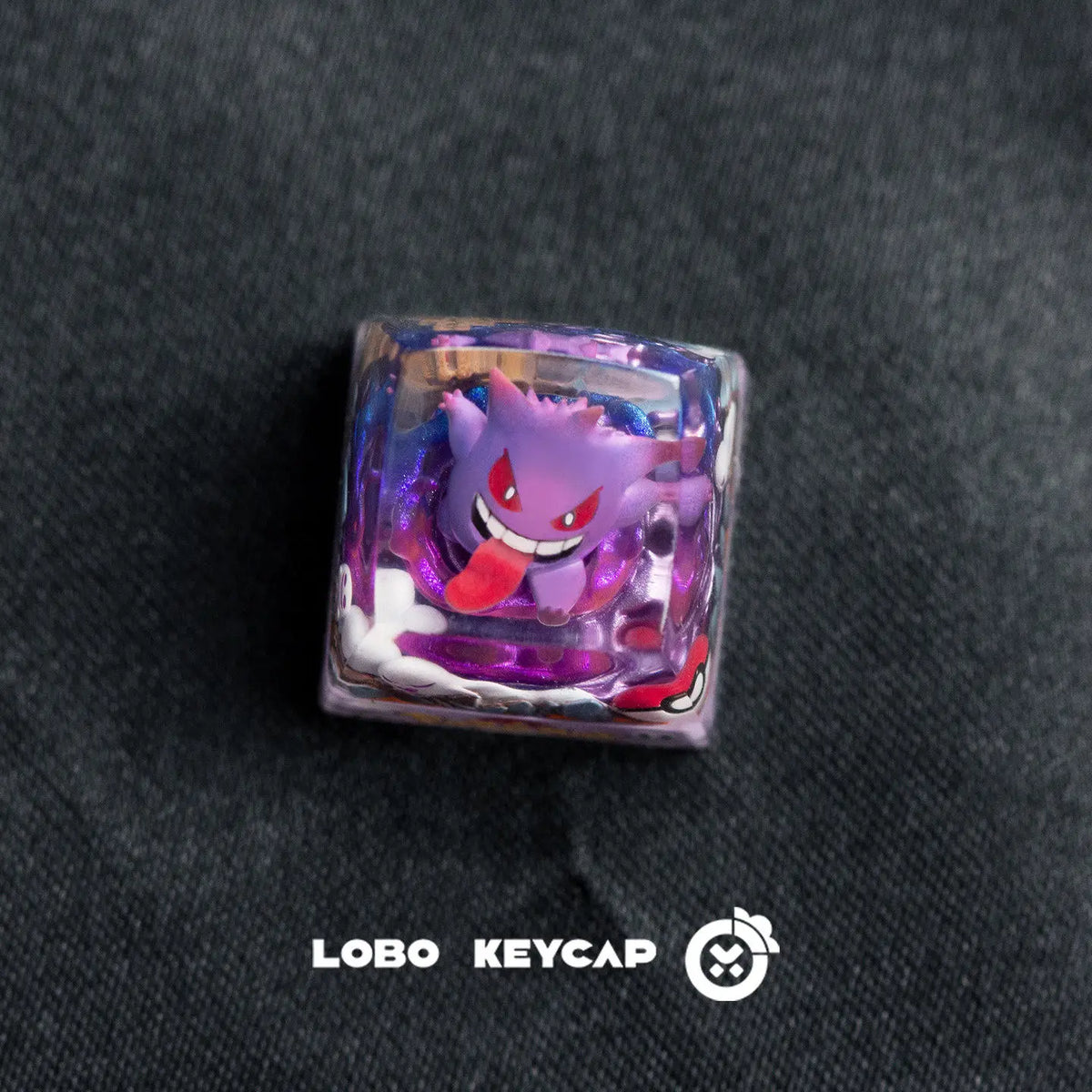 Pokemon Pikachu Transparent Esc Keycap Keyboard Accessories Anime Cute Resin Shrink Drip Glue handmade Keycaps Anime Fans Gift