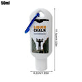 50ml/100ml Liquid Chalk Sweat-Resistant Workout Magnesium Powder Anti-slip Cream Grip Weight Lifting Climbing Gym Sports Chalk