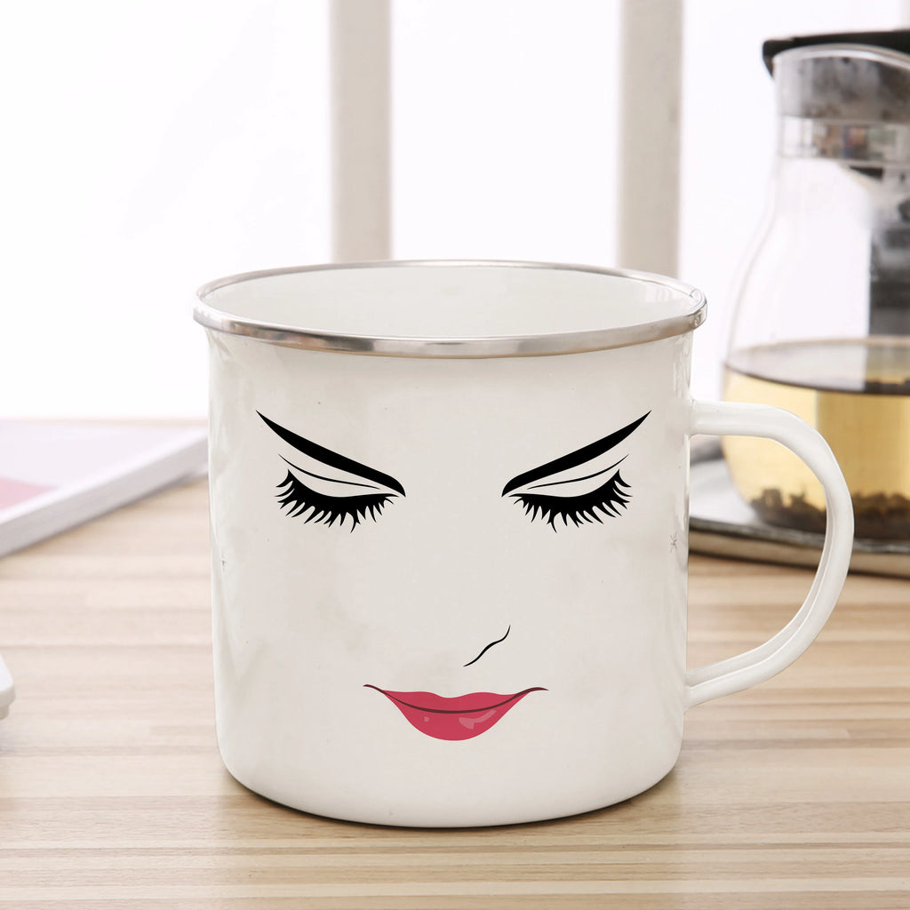Gamer Face Enamel Mug