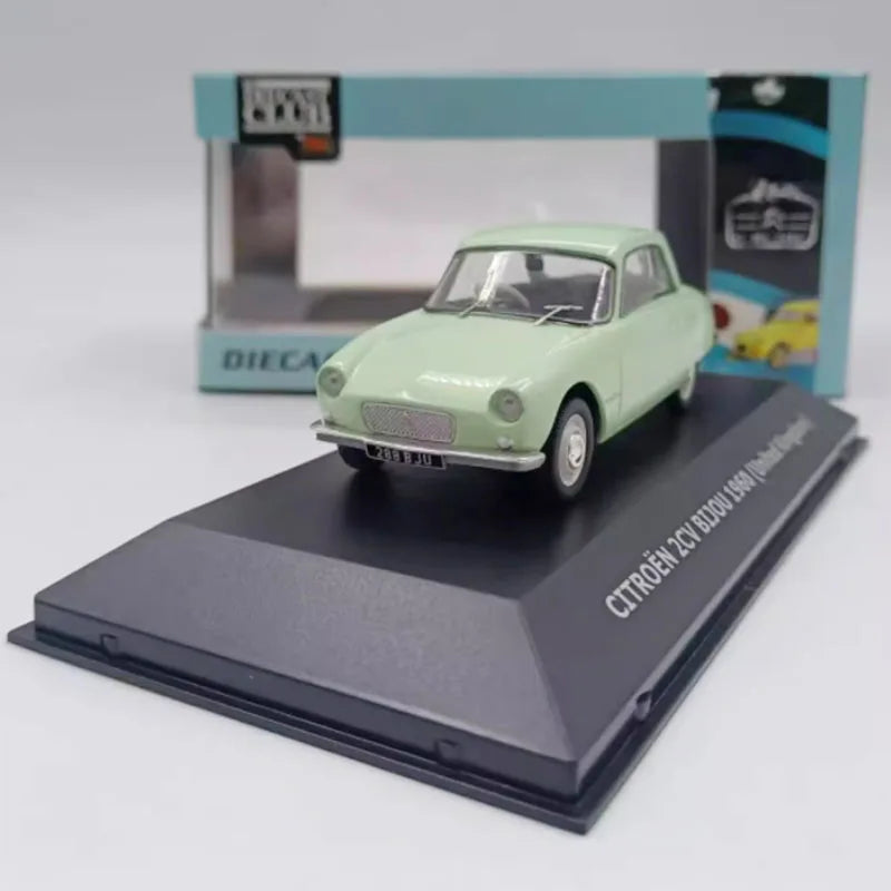 Diecast 1:43 Scale Citroen Classic Car Alloy Simulation Car Model Static Collection Decorated Holiday Gifts Toys Souvenir Gift
