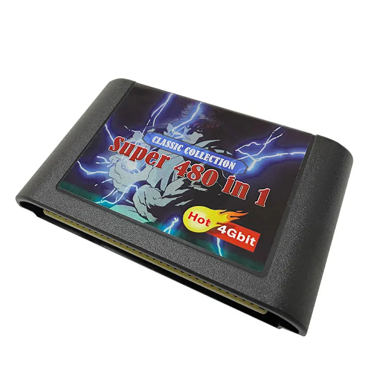 480IN1 Game Cartridge For 16 Bit NTSC And PAL ViACdeo Game Console