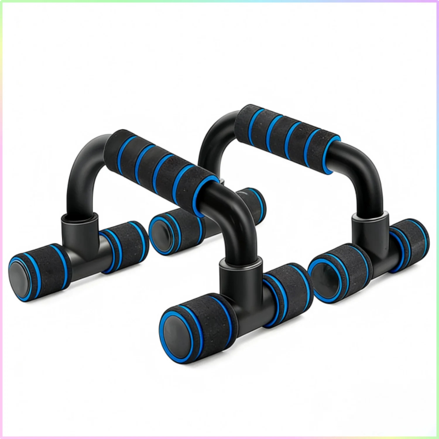 Push Up Bars Workout Equipment, Non-Slip Push Up Stands for Home Gym Fitness, Strength Training Exercise Bars for Men and Women