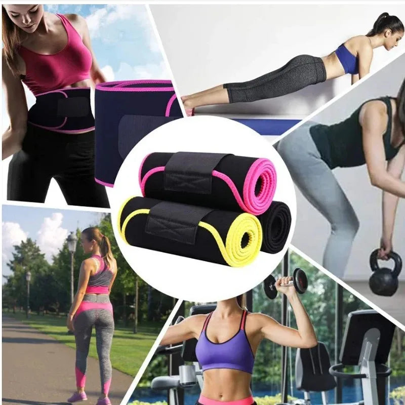 Sports Sweatband Belt Shaping, Running, Fat Burning, Yoga, Waist Protection, Burst Sweatband, Fitness Belt, Sweatband