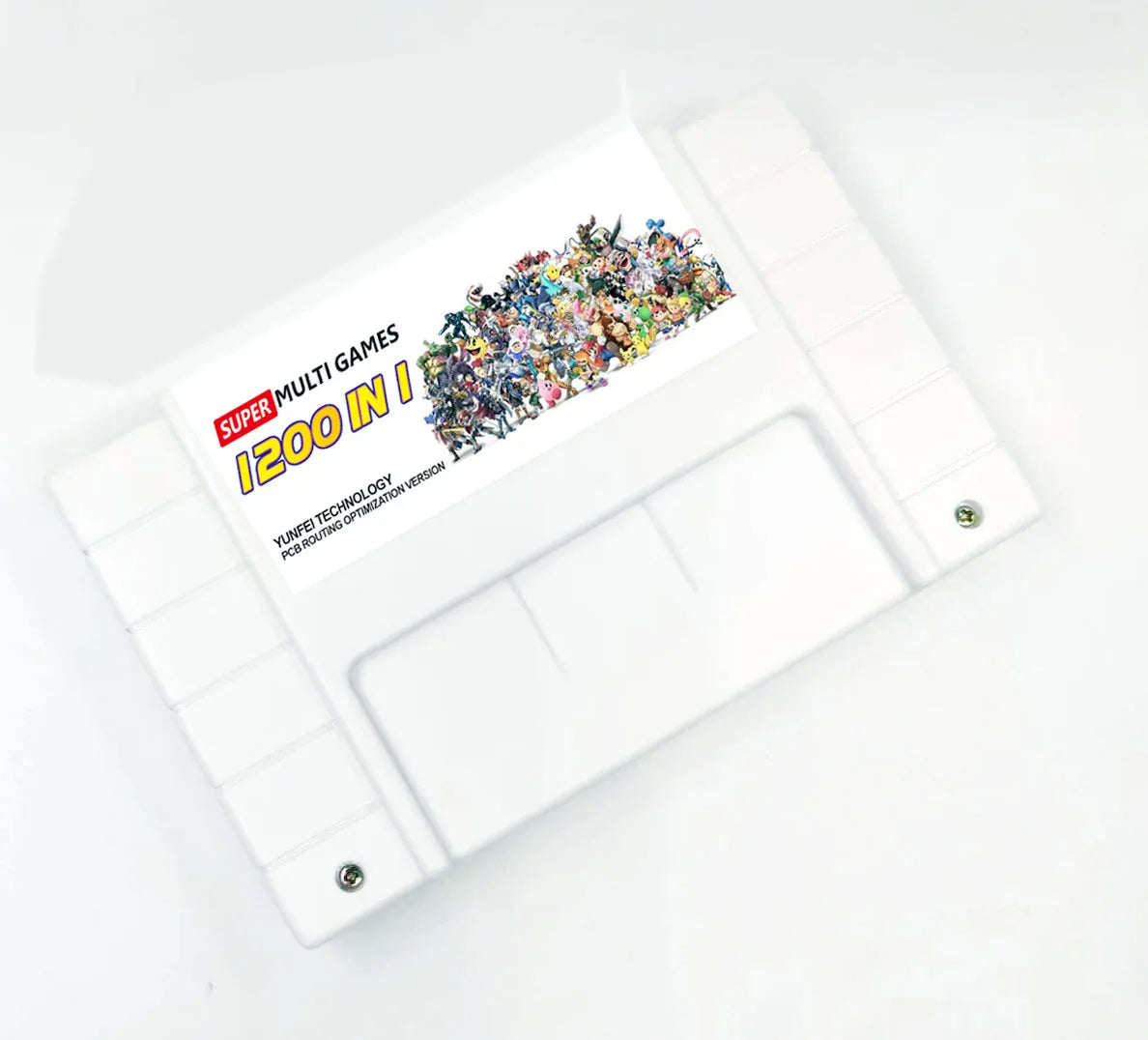 Super DIY Retro 1200 in 1 Pro VEDIO Game Cartridge For 16 Bit Game Console Card China Version
