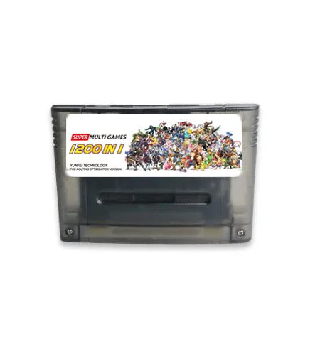 Super DIY Retro 1200 in 1 Pro VEDIO Game Cartridge For 16 Bit Game Console Card China Version
