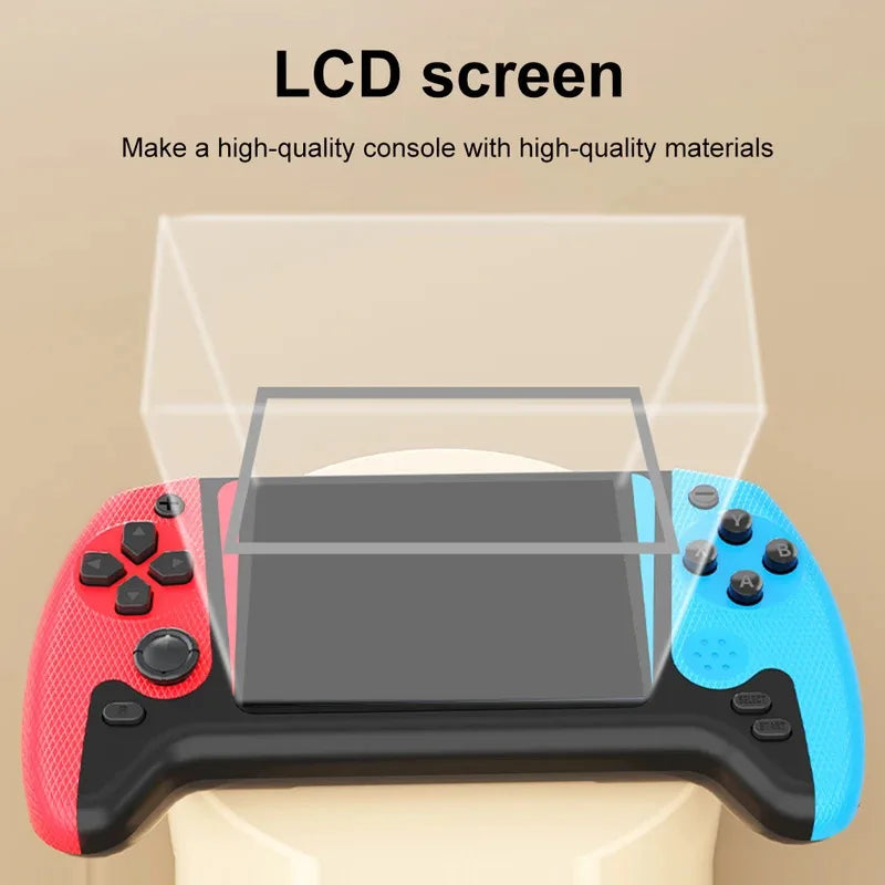 Retro Handheld Game Console 3.5inch LCD Screen Built-in 500 Games Gaming Console 1200mAh Nostalgic Game Console for Kids Adults