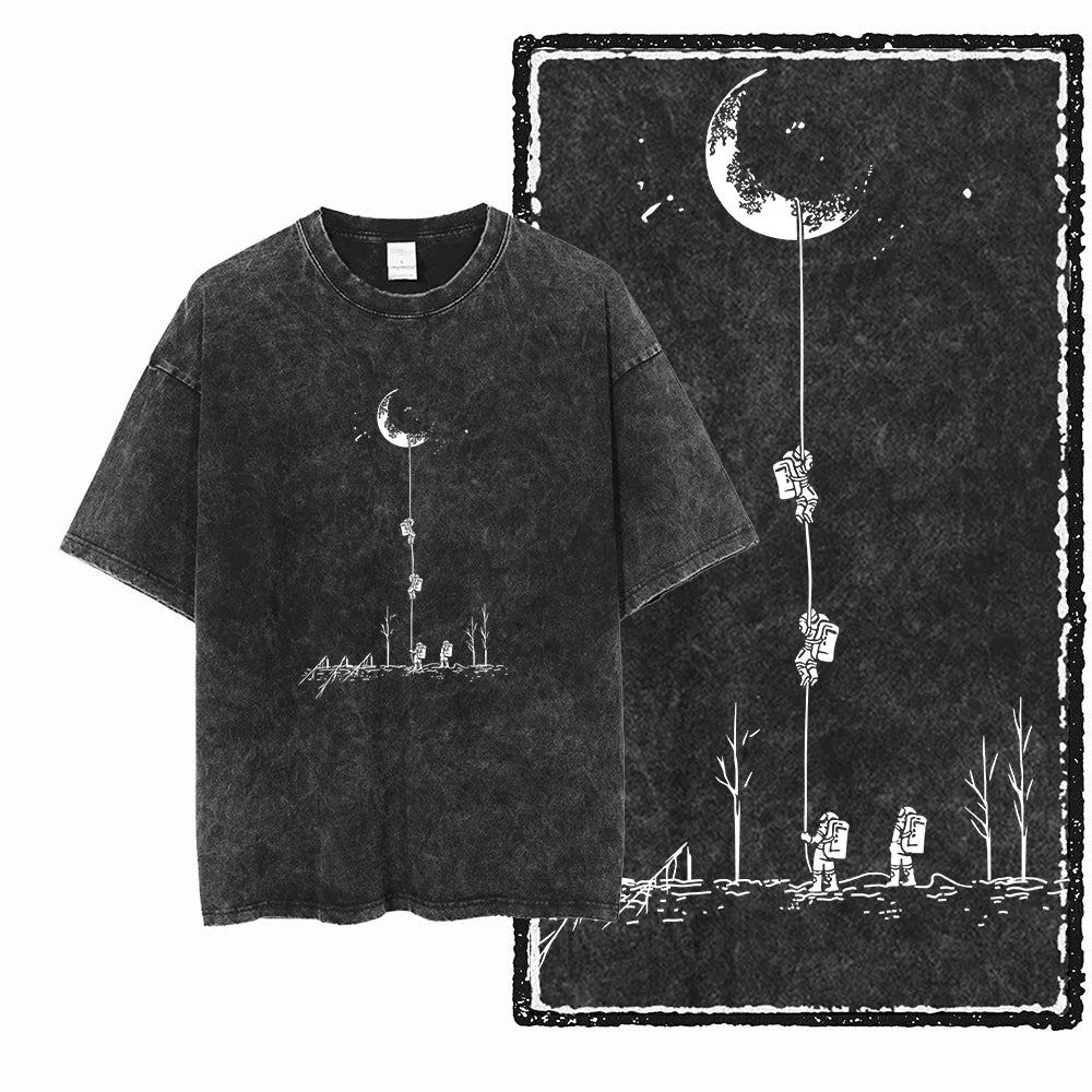 Astronaut Space Theme Graphic Tee