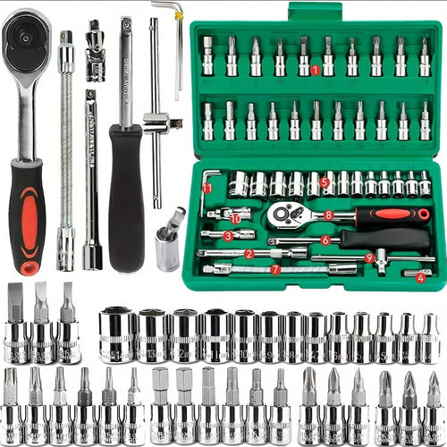 46-Piece General Mechanic Tool Kit