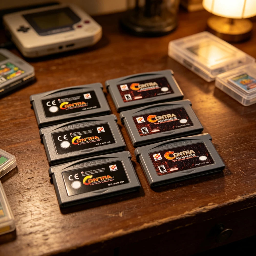 USA/EUR Version GBA Game Cartridge Classic Retro Run and Gun Shooting Game for Game Boy Advance Game Collection Gift