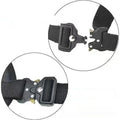 Suede leather shooting shoulder pad worn while holding rifle
