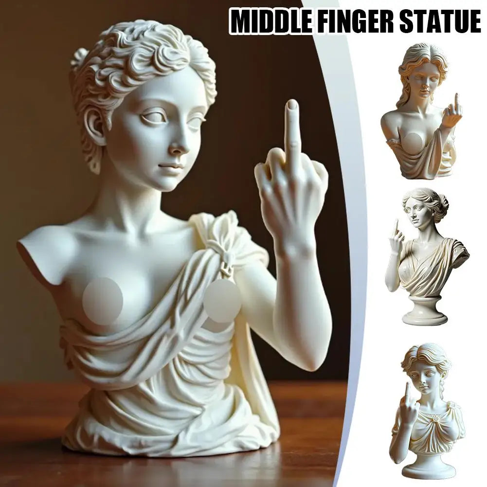 Statue de la déesse de Vienne, drôle, en résine 3D, ornements artisanaux, design unique, symbole culturel, décoration de bureau et de maison 2025