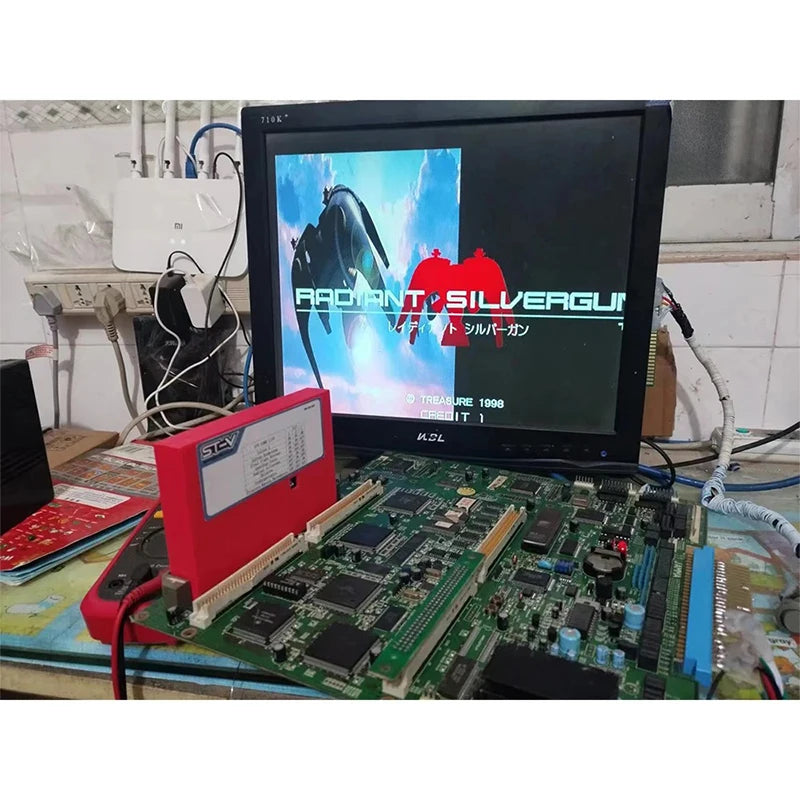 STV 8 IN 1MULTIGAME CARTRIDGE Retro Arcade Game PCB Mainboard